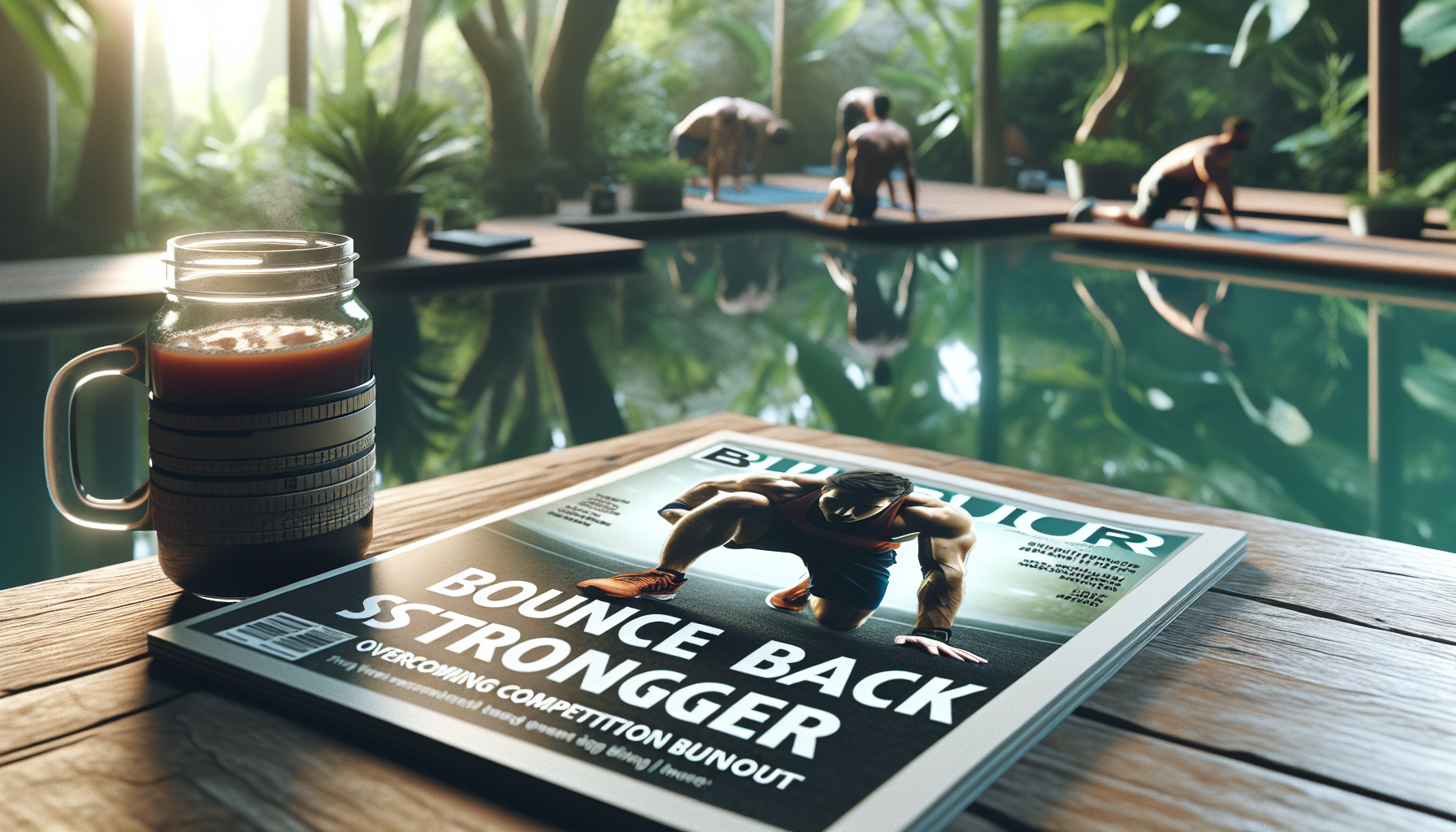 Illustration for 'Bounce Back Stronger: Overcoming Competition Burnout' in Competition Stories category in photorealistic style