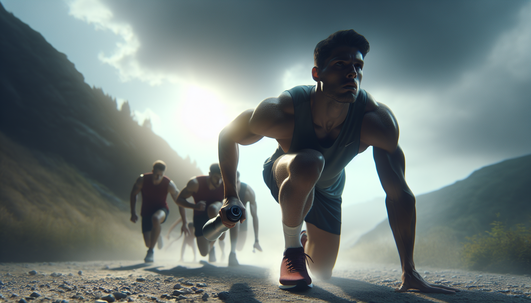 Illustration for 'From Setback to Spotlight: The Comeback Competitor's Journey' in Success Stories category in photorealistic style
