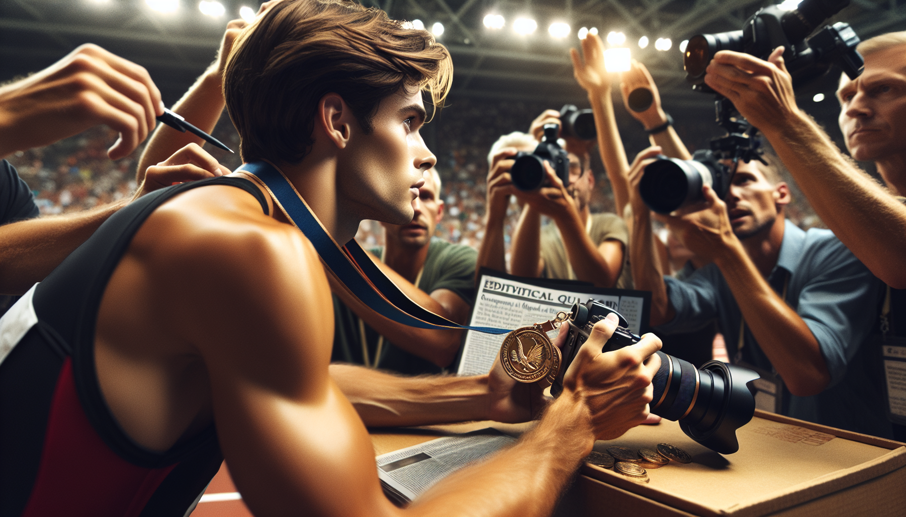 Illustration for 'My Pivot Story: When Competition Didn't Go as Planned' in Competition Stories category in photorealistic style