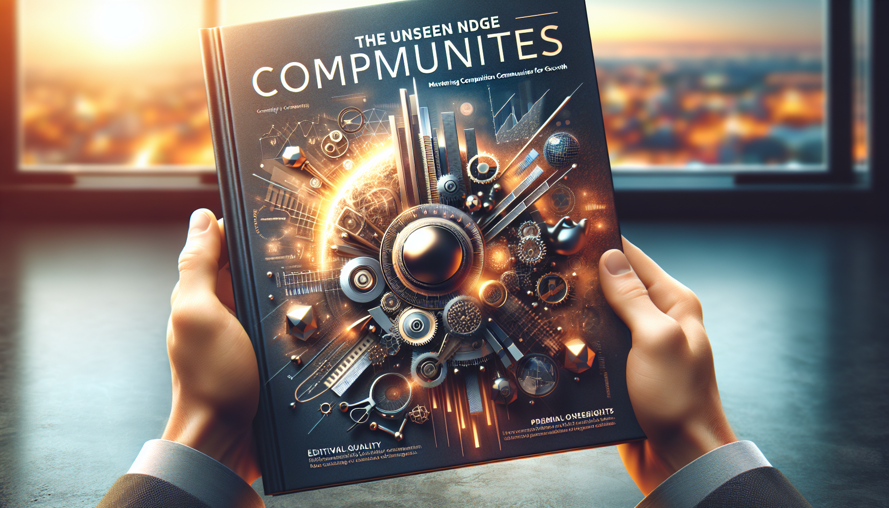 Illustration for 'The Unseen Edge: Mastering Competition Communities for Growth' in Community & Insights category in photorealistic style