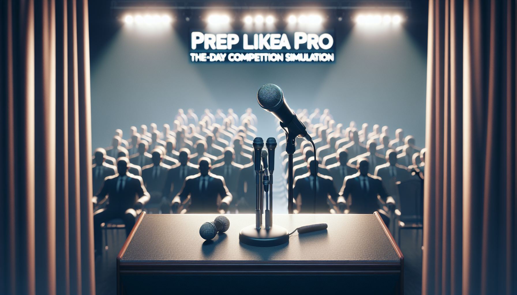 Illustration for 'Prep Like a Pro: The 7-Day Competition Simulation Method' in Preparation Tips category in photorealistic style